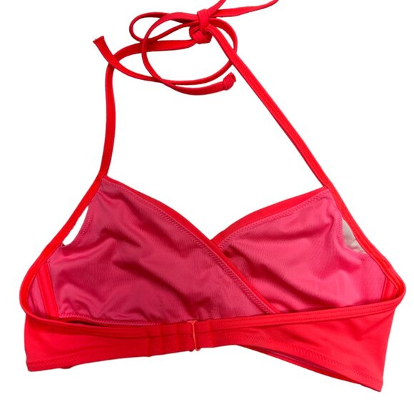 PINK Victoria's Secret Crisscross Front Swim Top (S) - Picture 2 of 8